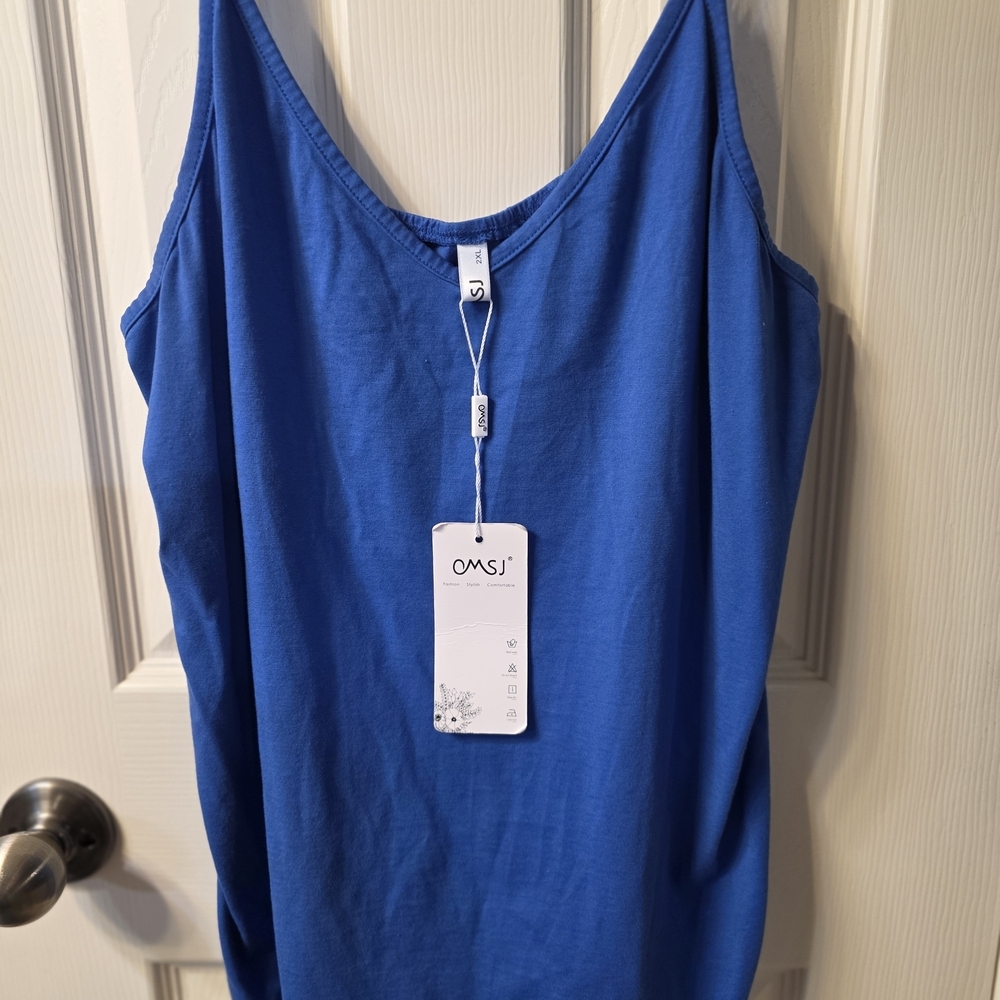 MSI Royal Blue Tank Top